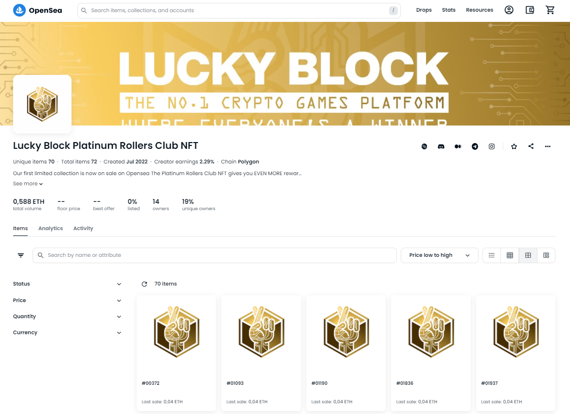 NFT Lucky Block