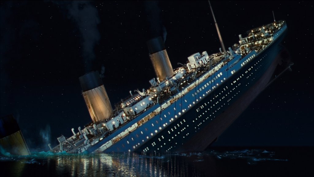 Изображение Титаника - аналогия с провальными Блокчейн проектами